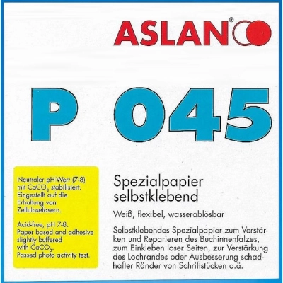 Taśma do naprawy książek ASLAN P 045 4cm - Taśma do wyrwanych stron
